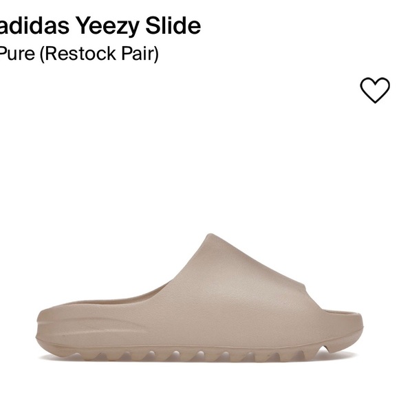 adidas Yeezy Slide Pure (Restock Pair) released in
December of 2021 - Picture 4 of 7